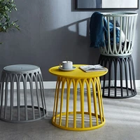 stool home plastic living room stool for storage cloth nordic style balcony stools furniture