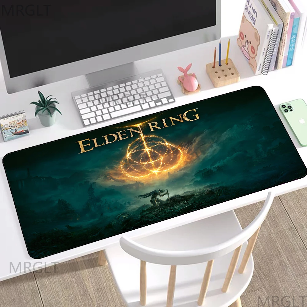 

Elden Ring Mmouse Pad Ashen One Fire Keeper Fashion Mousepad Rubber Lock Edge Gamer Mouse Mat Large Desk Pad Xxl40x90cm New Game
