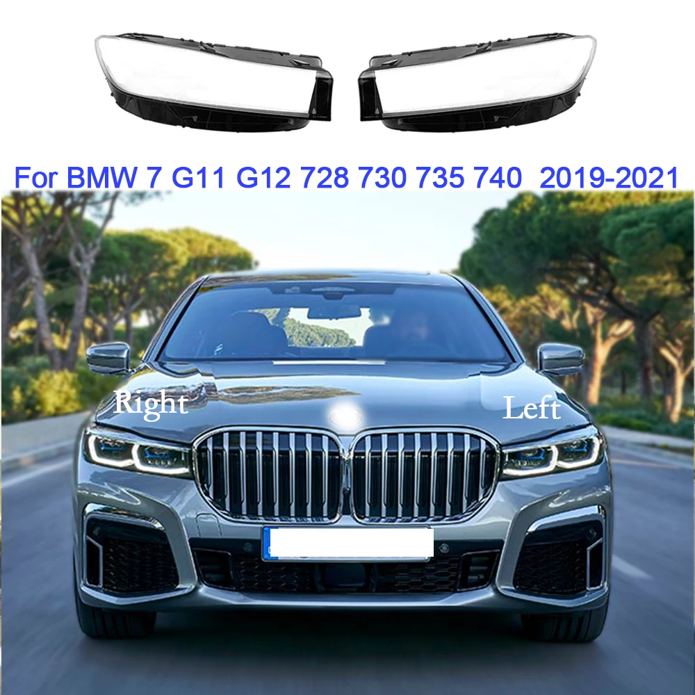 

Car Lens Cover Headlight Clear Lampshade Shell PVC Car Accessories For BMW 7 Series G11 G12 728 730 735 740 2019-2021