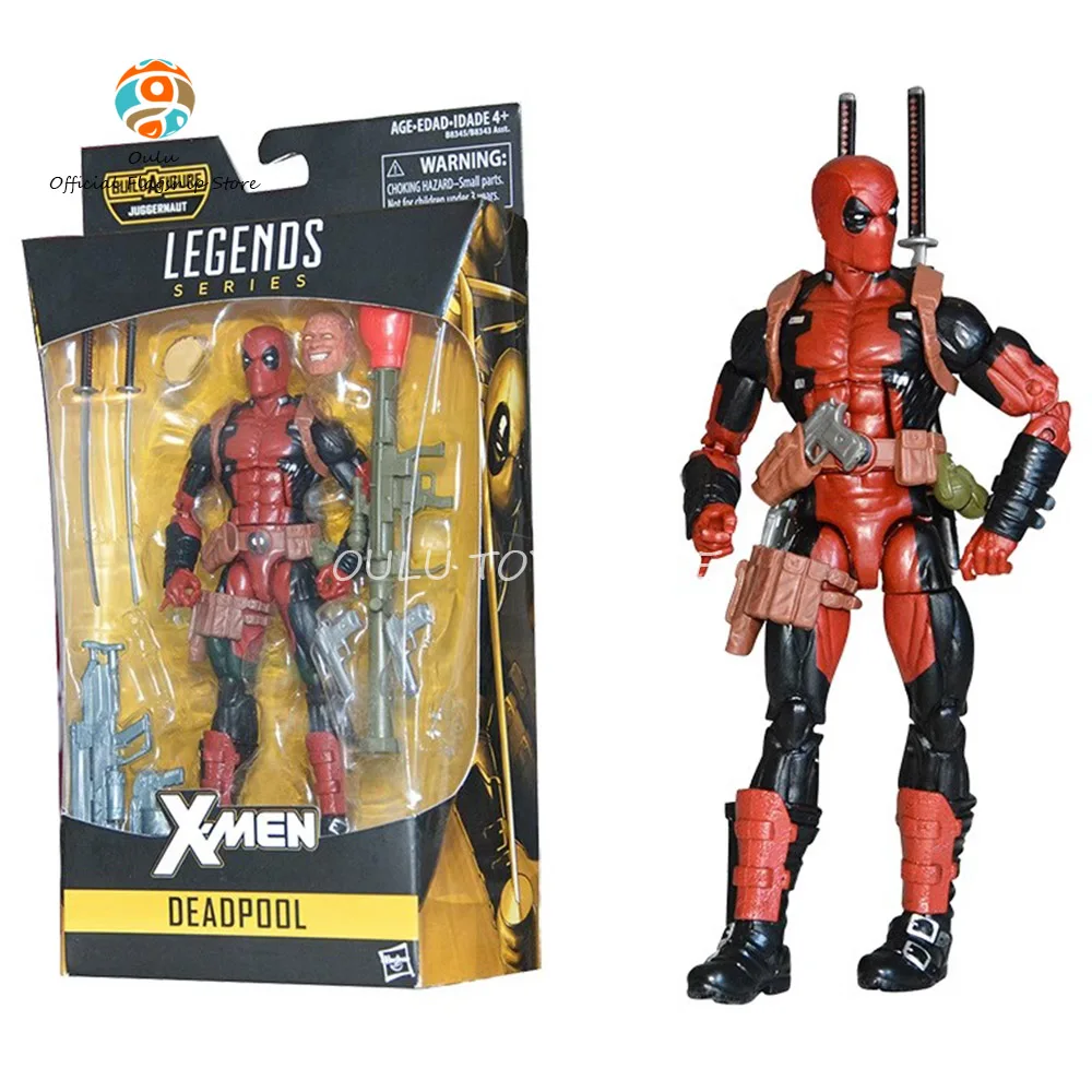 

Legends Deadpool Anime Figures Marvel'S The Avengers Action Figure Double Head Replaceable Pvc Room Decoration Gift For Kids