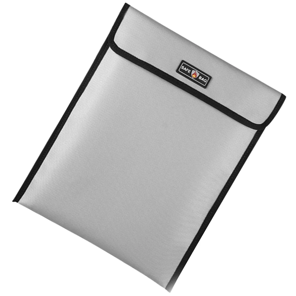 

1Pc High Temperature File Bag Document Fireproof Bag for Office Household