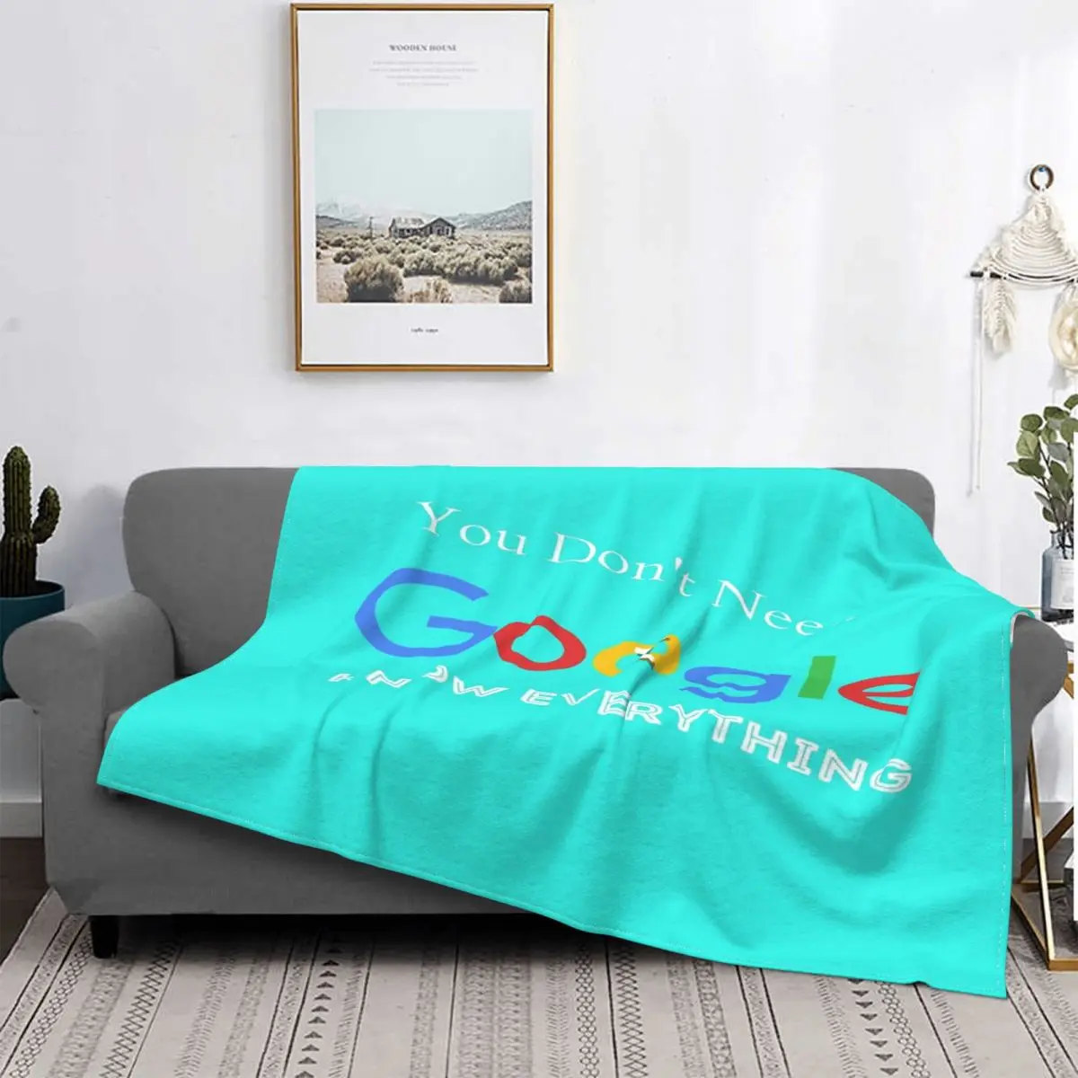 

No necesita manta de Google I, a cuadros colcha para cama, sofá, cubierta de playa, manta térmica, colchas para cama