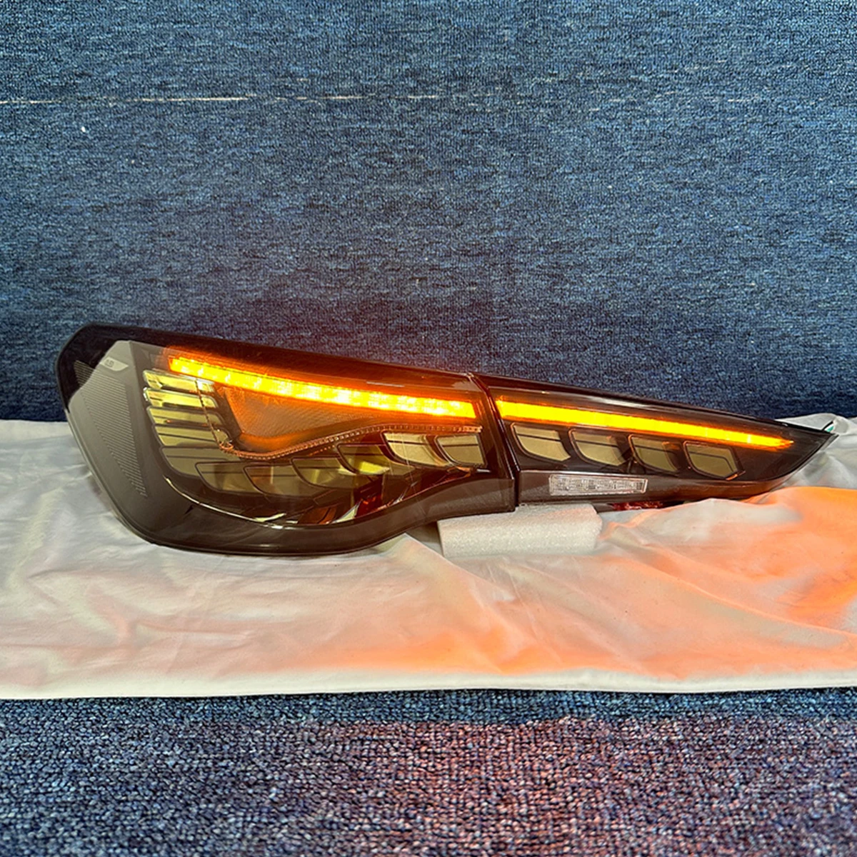 Фото Новинка: OLED-фонари заднего хода GTS Dragon Scale для BMW 4 серии M4 G22 G23 G26 G82 G83 2020-2026, модифицированные задние фонари для автомобиля №5