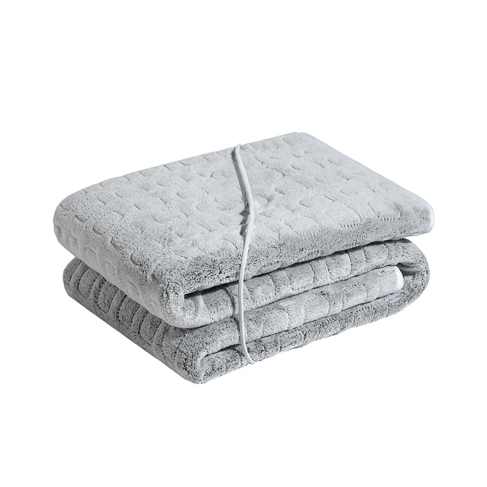 

Одеяло с подогревом, мягкое Фланелевое электрическое одеяло с быстрым нагревом, 6 уровней нагрева и 8 режимов работы, европейская вилка