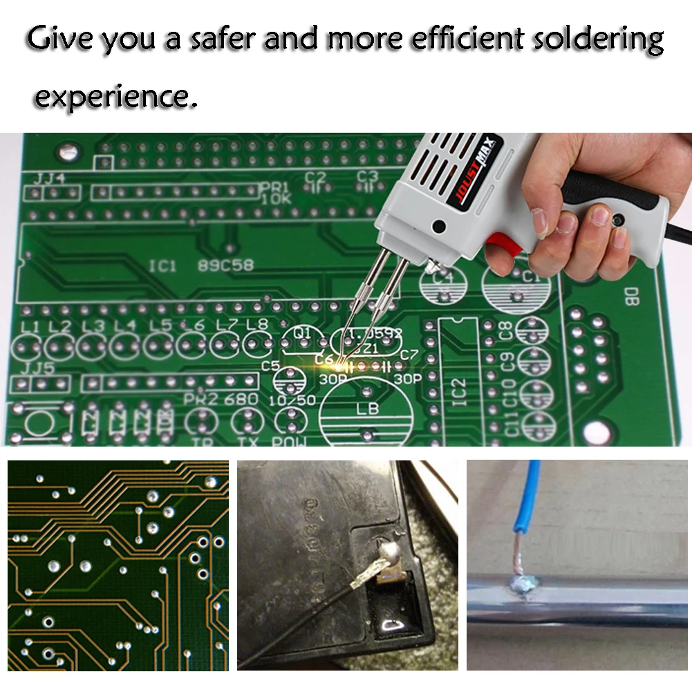 

100W EU Automatic Electric Soldering Iron Tin Gun Rework Station Solder