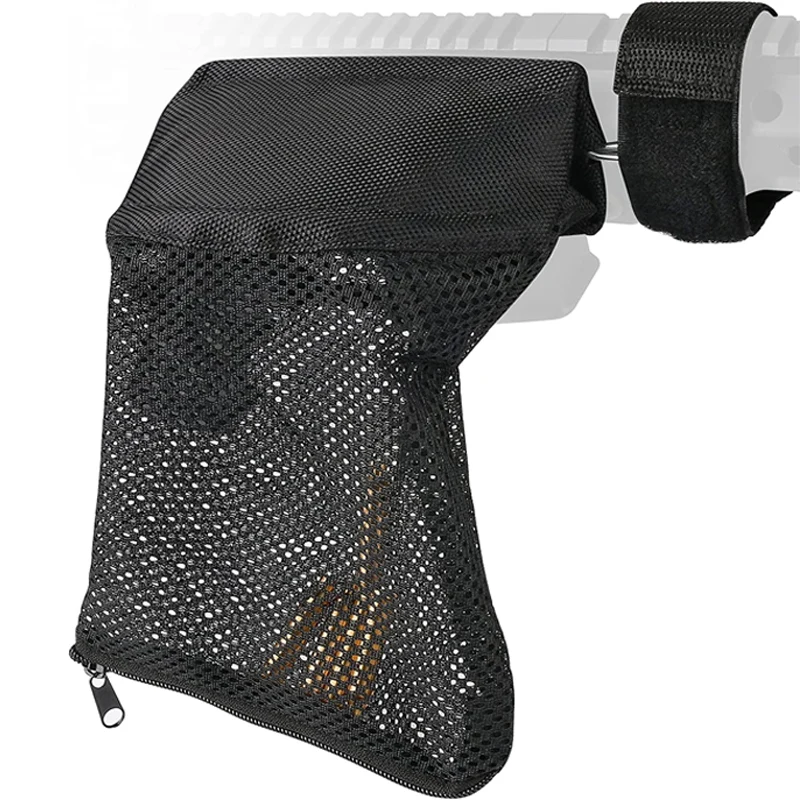 

Brass Shell Catcher Tactical Cartridge Nylon Mesh Collector Casing Catcher for AR15/M4 Rifle Range Shooting Mesh Brass Collector