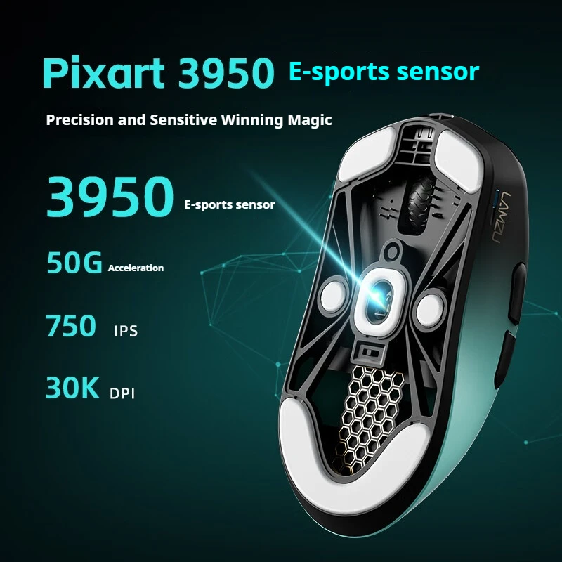 Беспроводная игровая мышь LAMZU Maya X AIMLABS Joint Edition