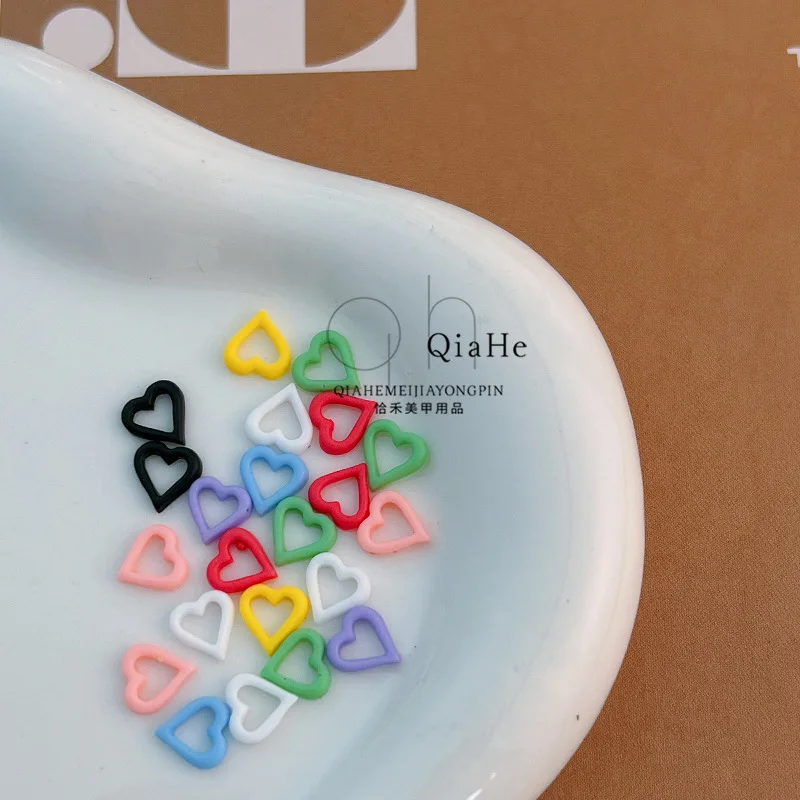 20 шт. полые цвета макарон пятиконечная звезда любовь мини-мультяшные подвески