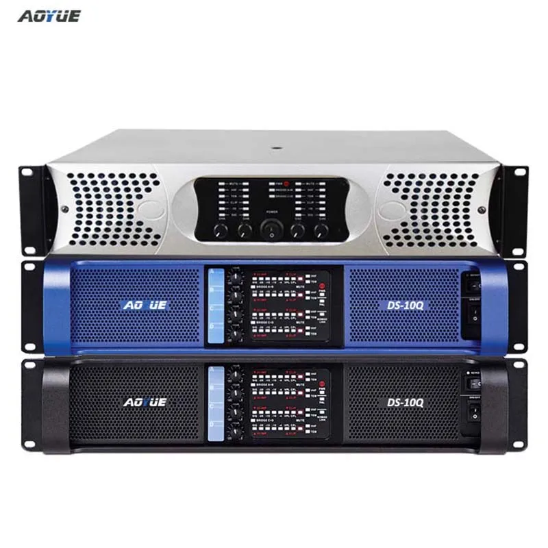 

High quality power amplifier 1000w 4 channel audio mixer pre amplifier audio