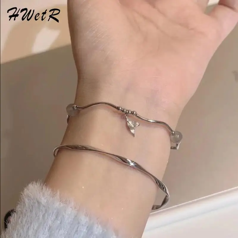 Женский браслет-кольцо «рыбий хвост»