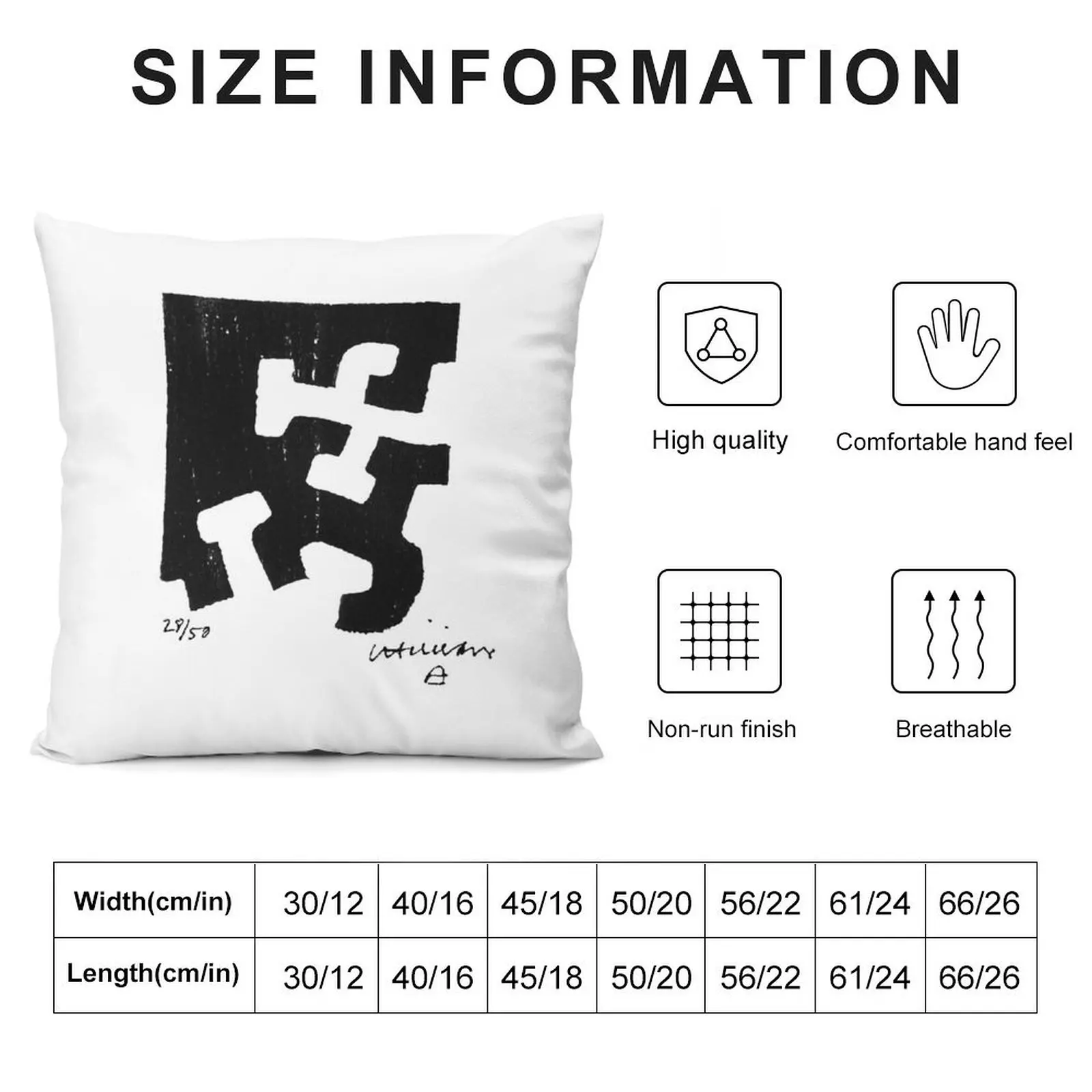 Декоративная подушка Eduardo Chillida - USMA III подушки эстетические рождественские