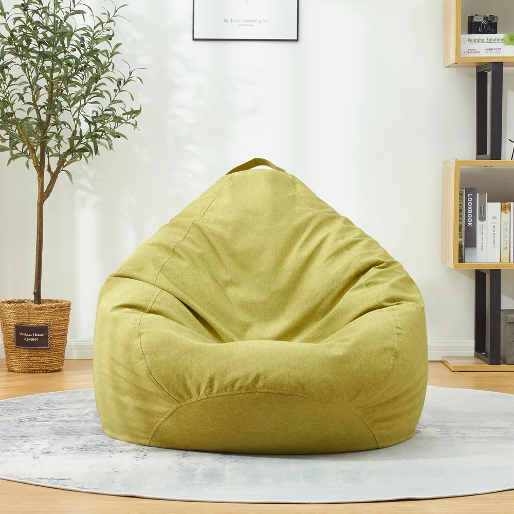

Louis Fashion Beanbag Lazy Single Person Sofa Small-sized Tatami Can Be Disassembled And Washed Simple Style