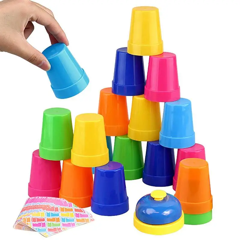 

Babies Stacking Cups Bath Toy Stacking Cups Travel Party Challenge Competition Game Sports Stacking Cups Speed Training For Part