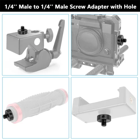 Адаптер с наружной резьбой 1/4 дюйма на наружную резьбу 1/4 дюйма