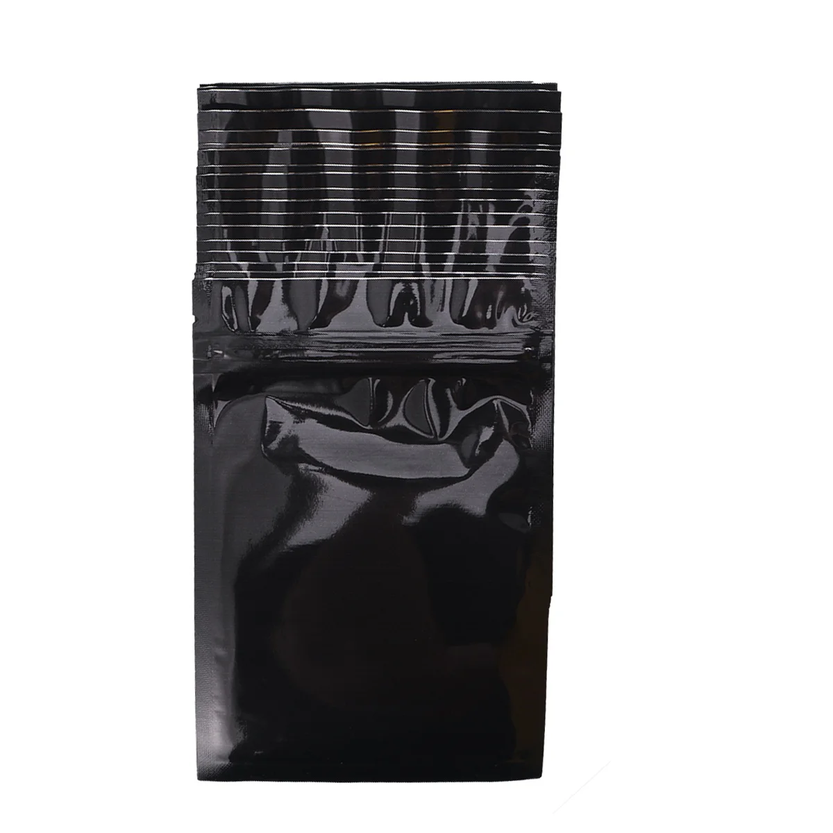 

100pcs Sealed Black Flat Resealable Bags for Packaging Zipper Bags Resealable Bags Packaging Bags