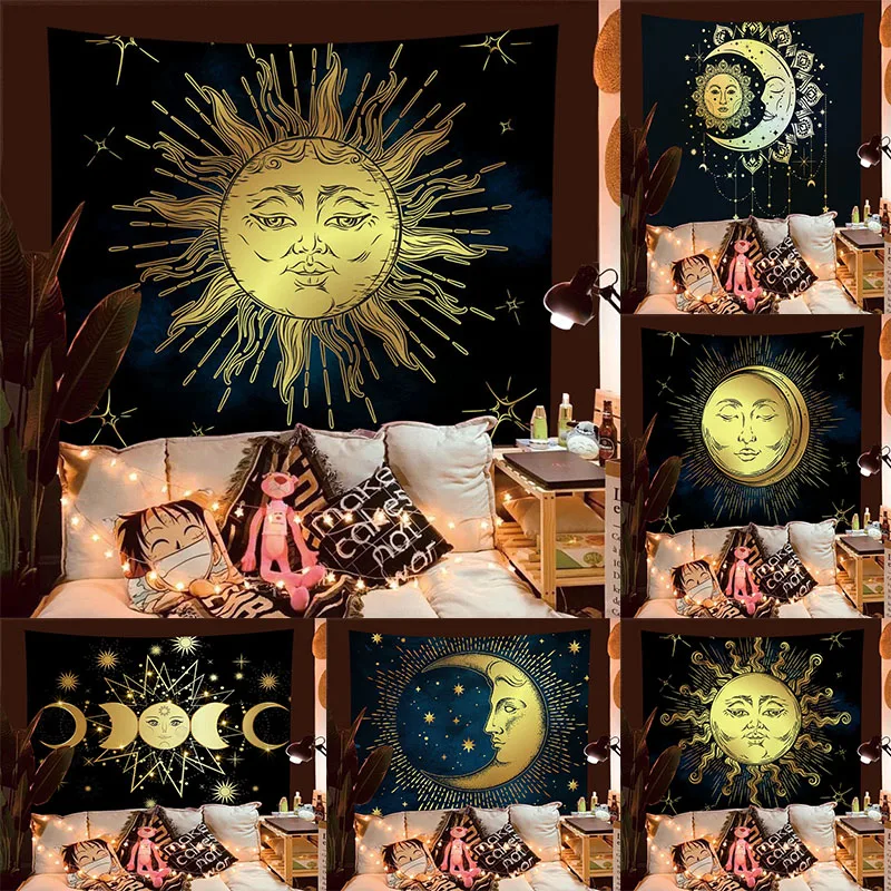 

Hot Sale Tapestry Mandala Fantasy Background Wall Hanging Tapestry Bohemian Decoration Hanging Cloth