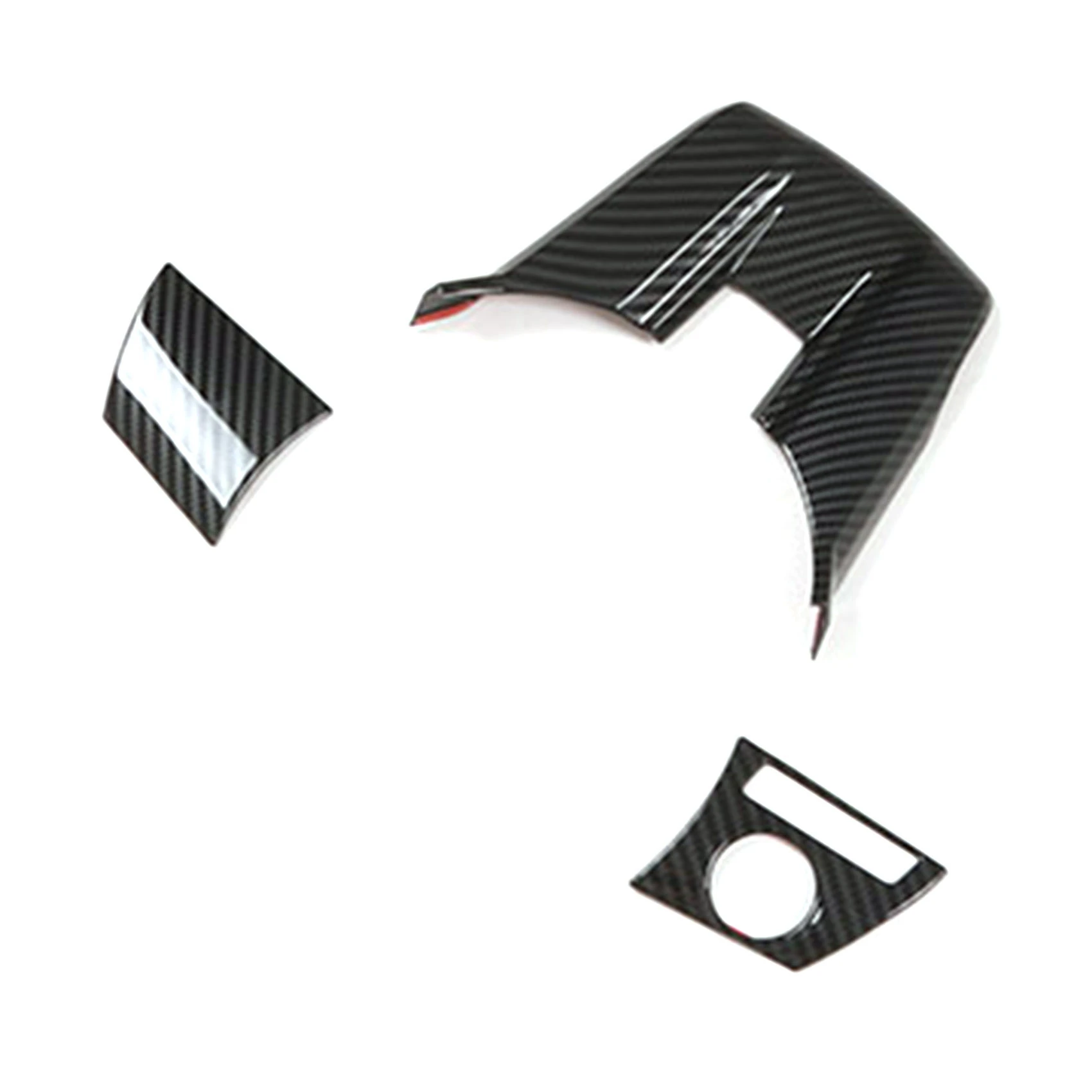 Автомобильная накладка на руль из углеродного волокна ABS для Mitsubishi Xpander 2022 2023