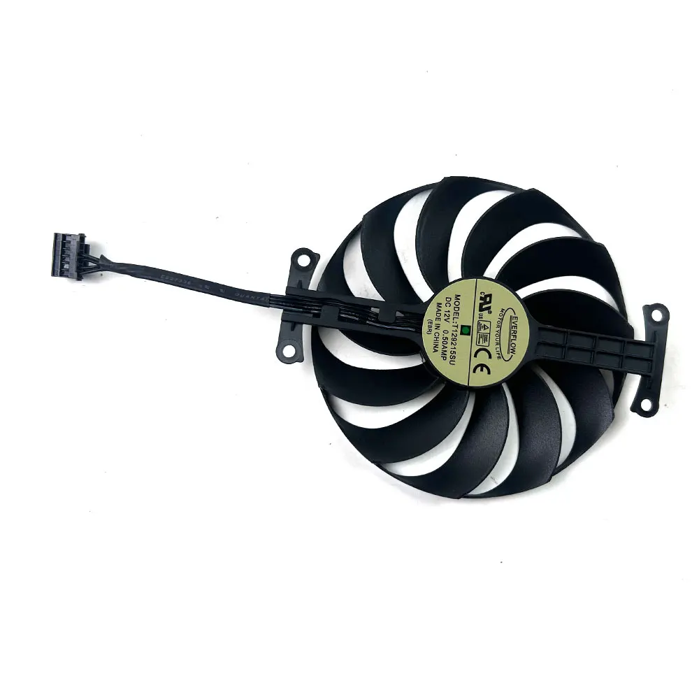 Фото Для ASUS PH GTX 1650 PH-GTX1650-O4GD6-P охлаждающий вентилятор 95 мм PLD10010B12HH T129215SU DC12V 6-контактный графический вентилятор №2