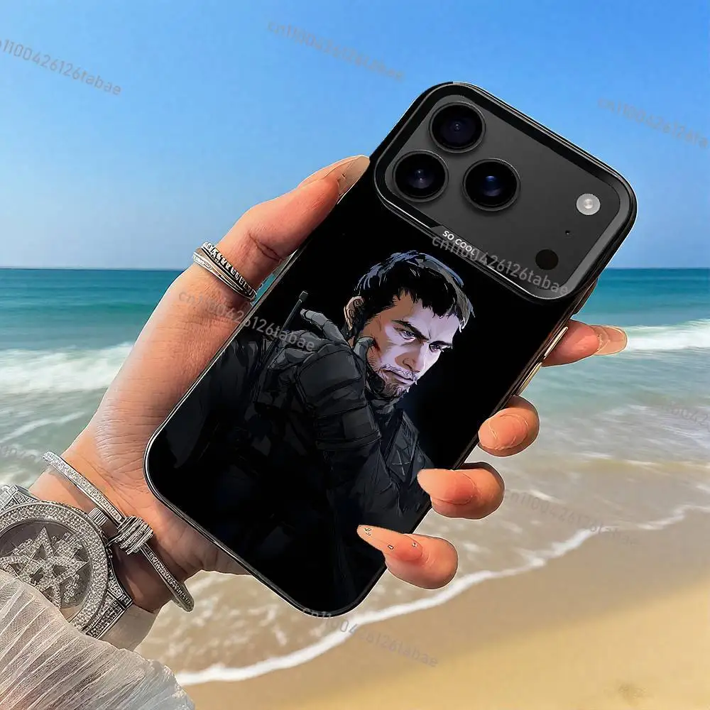 Фото Чехол для телефона Chris R-Redfield COOL для iPhone 17, 16, 15, 14, 13, 12, 11 Pro Max Plus, цветной градиентный, мягкий, черный, IMD-покрытие №3