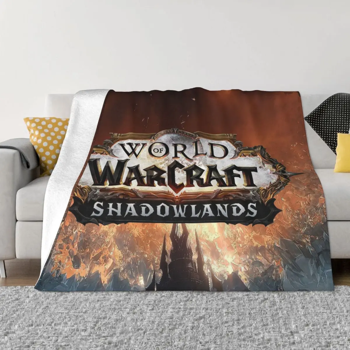 

Игровое одеяло World Of Warcraft, зимнее флисовое многофункциональное ультрамягкое покрывало для дивана, дорожное плюшевое тонкое одеяло