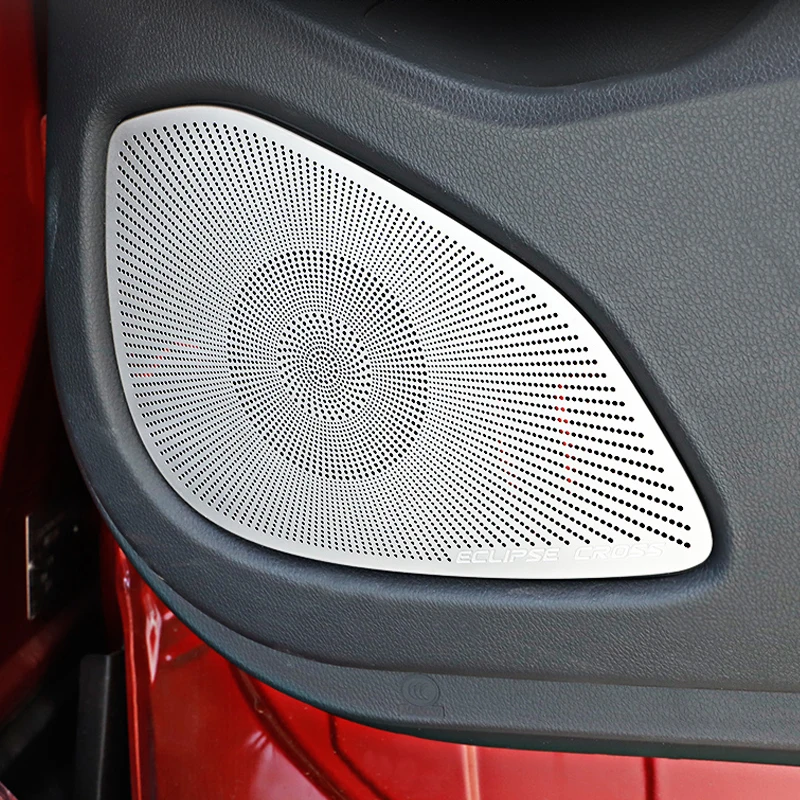 

High Grade Car Audio Speaker Decor For Mitsubishi Eclipse Cross 2017 2018 2019 Car Door Loudspeaker Trims Cover Car Accssories