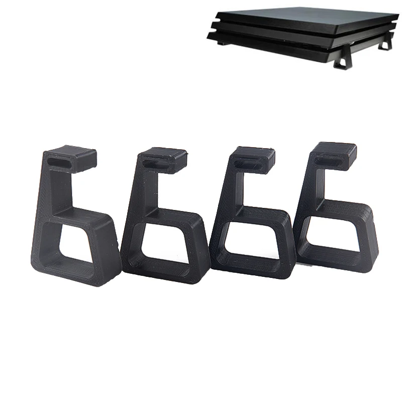 

4PCS Cooling Horizontal Version Bracket For Slim For Pro Game Machine Base Flat-Mounted Bracket Accessories For Playstation 4