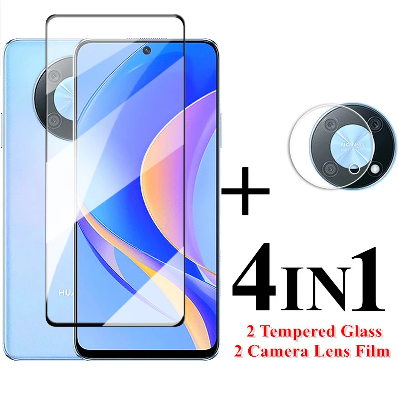 

For Huawei Nova Y90 Screen Protector 6.7 inch Full Cover Glass For Huawei Nova Y90 Tempered Glass For Nova Y90 Camera Lens Flim