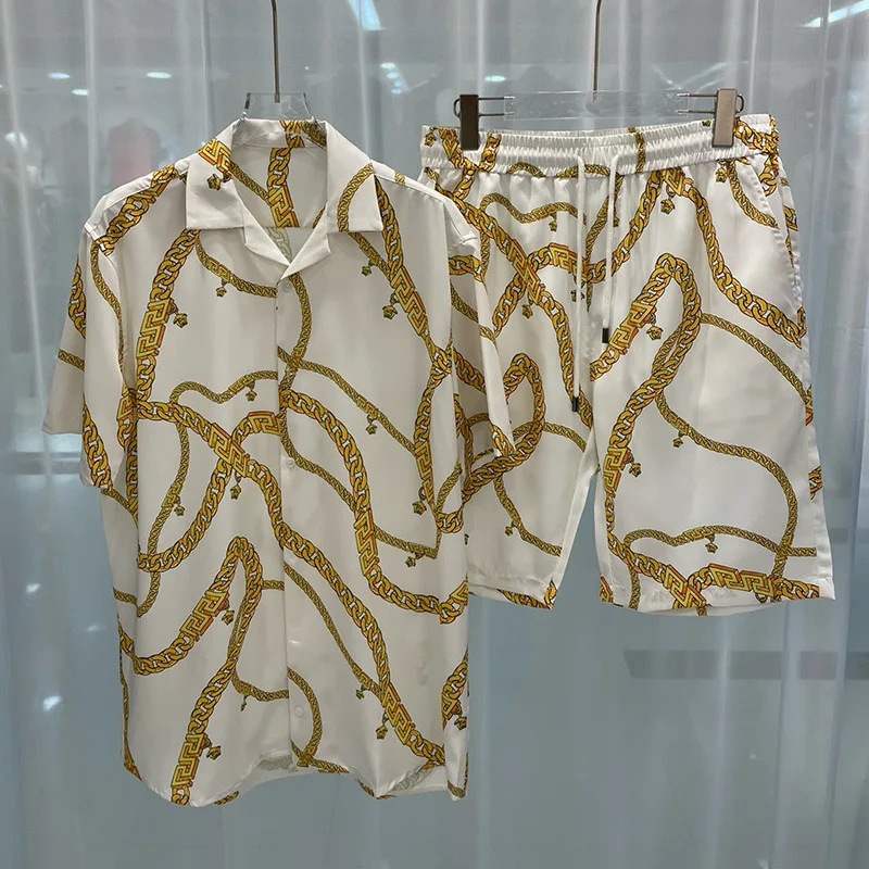 Новинка весна-лето мужской комплект рубашек