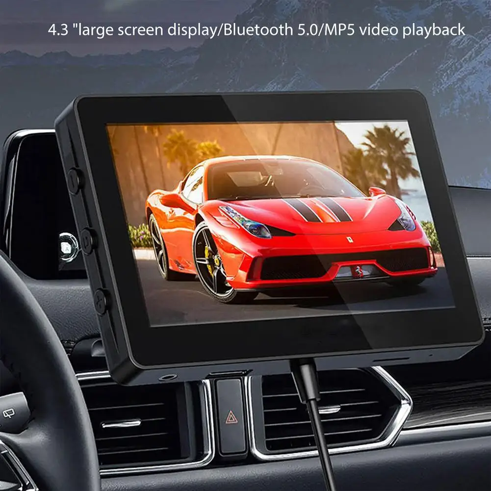 

4.3 Inch Car Mp5 Player M6 Wireless Bluetooth-compatible Hands-free Mp5 With Remote Control FM Transmitter