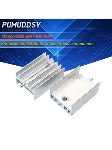 5 шт. алюминиевый радиатор PUMUDDSY Heat dissipating aluminum TO220