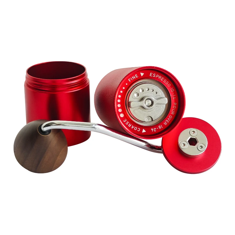 Модернизированная ручная кофемолка из стали 304 202 портативная