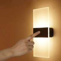 new led wall lamp 6w 3w ac85 265v warmwhitenatural light led night lights for bedroom kitchen stair corridor lighting