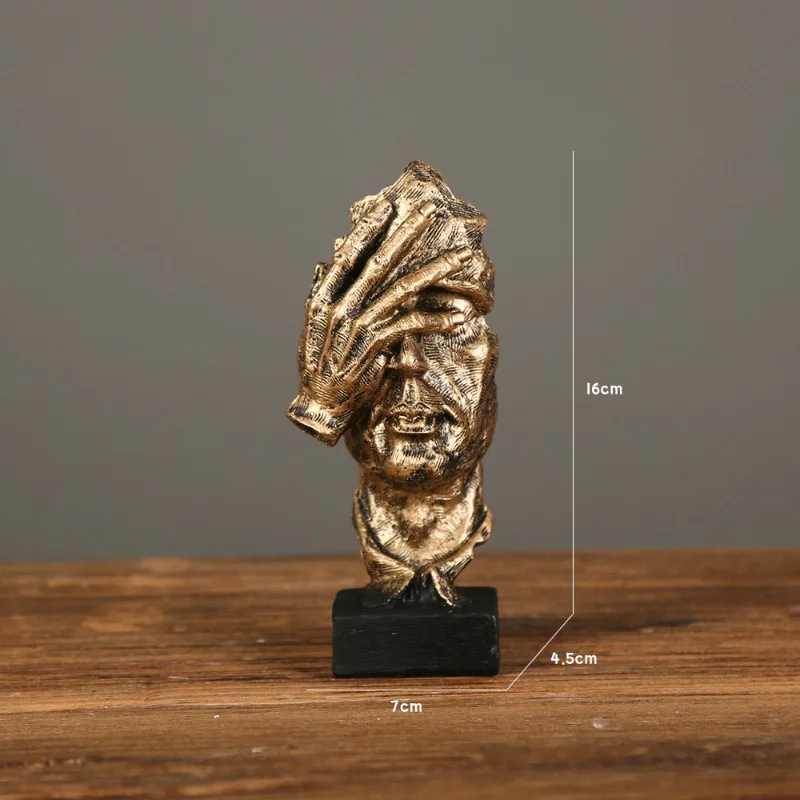 Абстрактная фигурка из смолы 