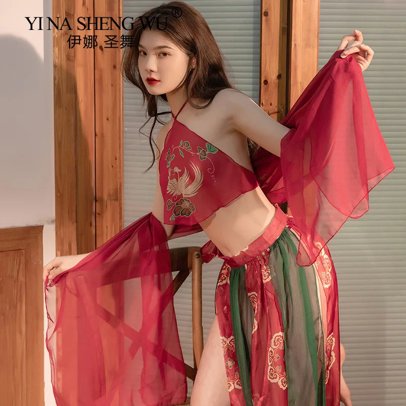 

Сексуальное нижнее белье, костюмы для косплея, ночная рубашка ханьфу, Женские китайские Классические наряды невесты, милый прозрачный эротический костюм с карманами для живота