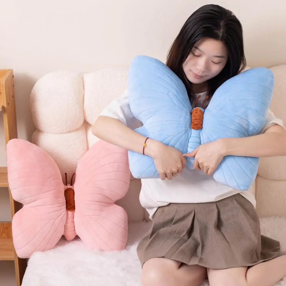 Милая мультяшная подушка-бабочка эластичная подушка с полным наполнением