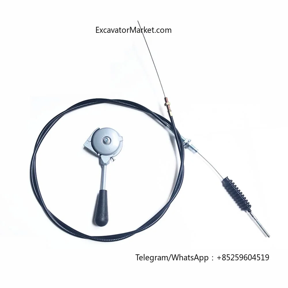 Аксессуары для экскаватора ручка управления дроссельной заслонкой кабель
