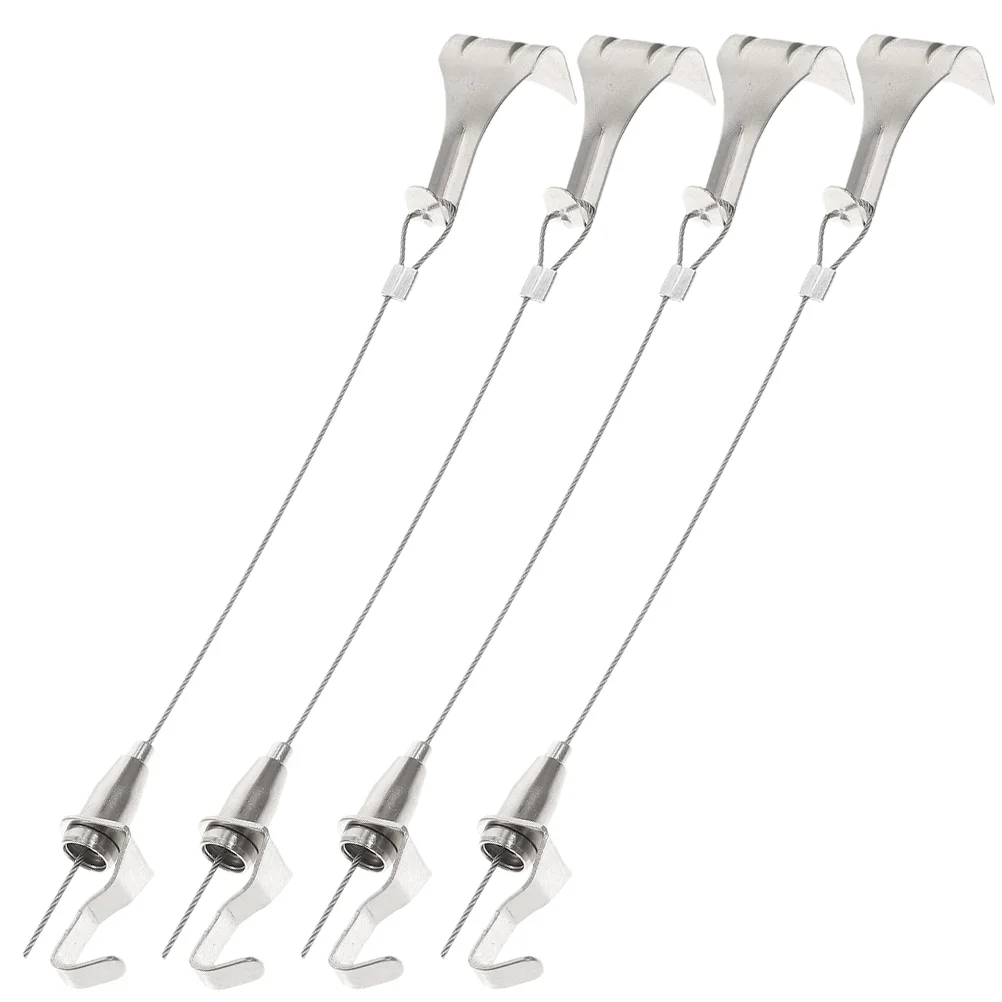 

4 Sets of Picture Hanger Diy Picture Hanging Cord Heavy Duty Photo Frame Hanging Rope with Hook