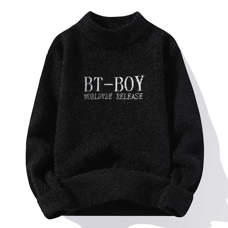 

New Korean Style High Quality Sweater Youth Trend All-match Knitted Sweater Casual Warm Comfortable Soft Long Sleeve Pullovers