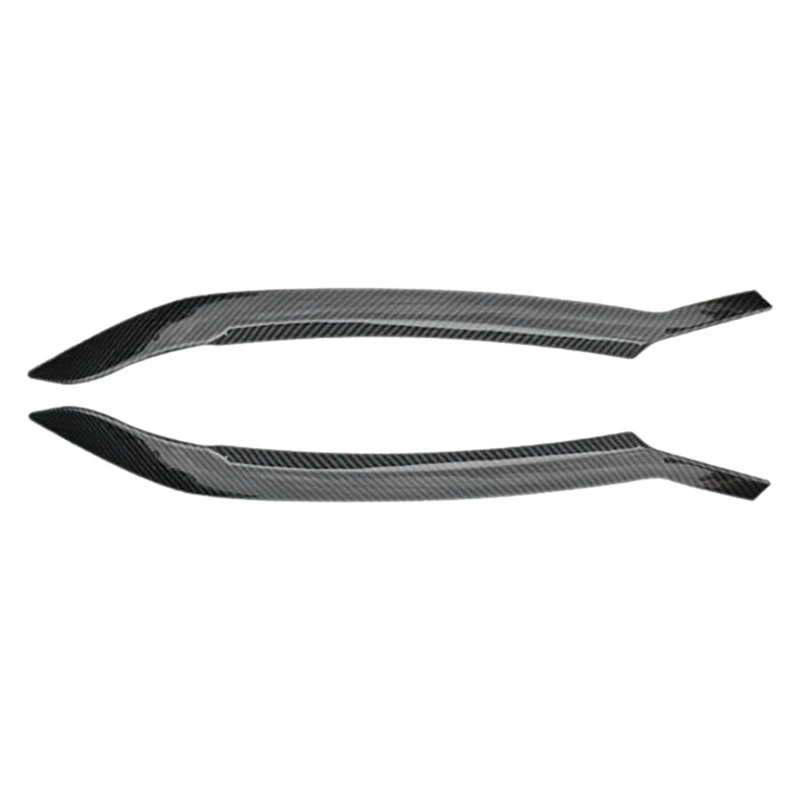 

Carbon Fiber Car Headlights Eyebrows Eyelids Cover Eyelash Head Light Lamp Stickers for Jetta MK7 2019-2021