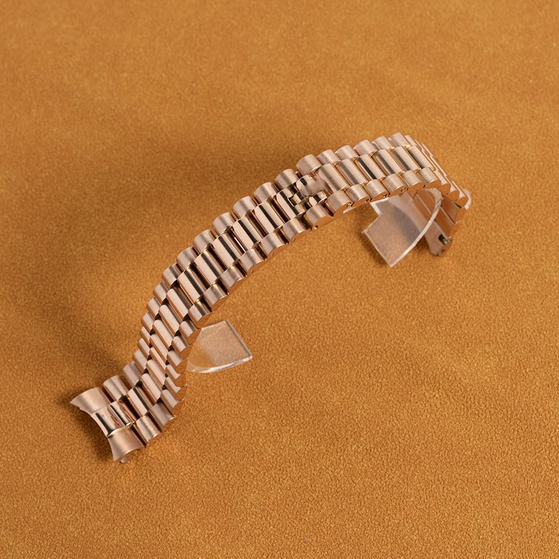 Cruved End Band For Rolex Watch For Repacement Wrist Straps 13mm 17mm 20mm 21mm Stainless Steel Bracelet Watchband