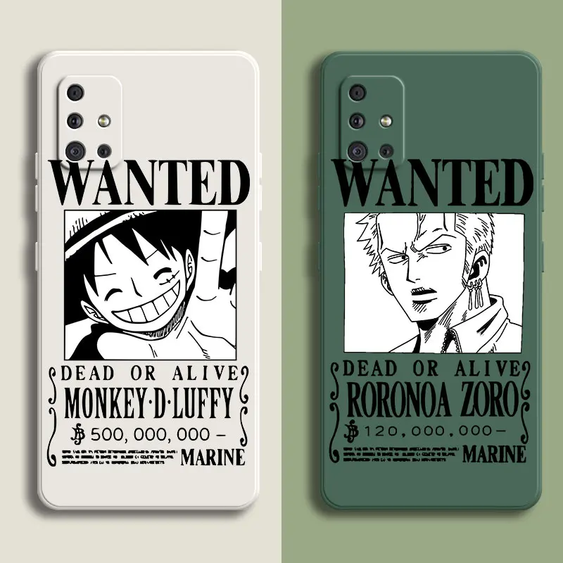 Luffy Zoro постер Цельный силиконовый чехол для Samsung Galaxy M14 M54 M33 M53 M23 M13 M12 M52 5G A21S A20E A31 A40
