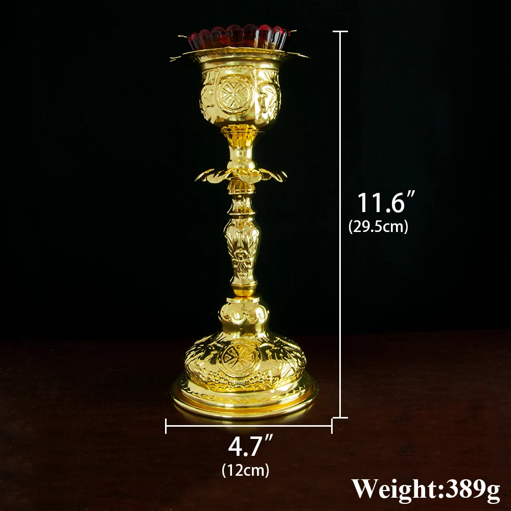 Декоративный подсвечник из сплава