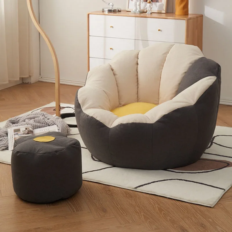 

2023 Year New Aoliviya Official New Lazy Sofa Tatami Single Bedroom Balcony Small Sofa Female Small Apartment Leisure Internet-F