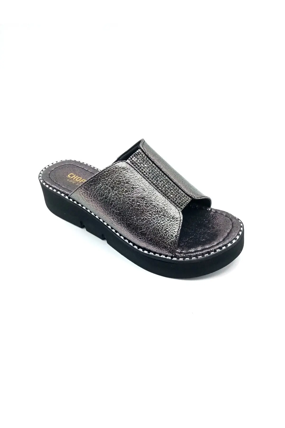 

Women's Gray Sealant Stone Slippers