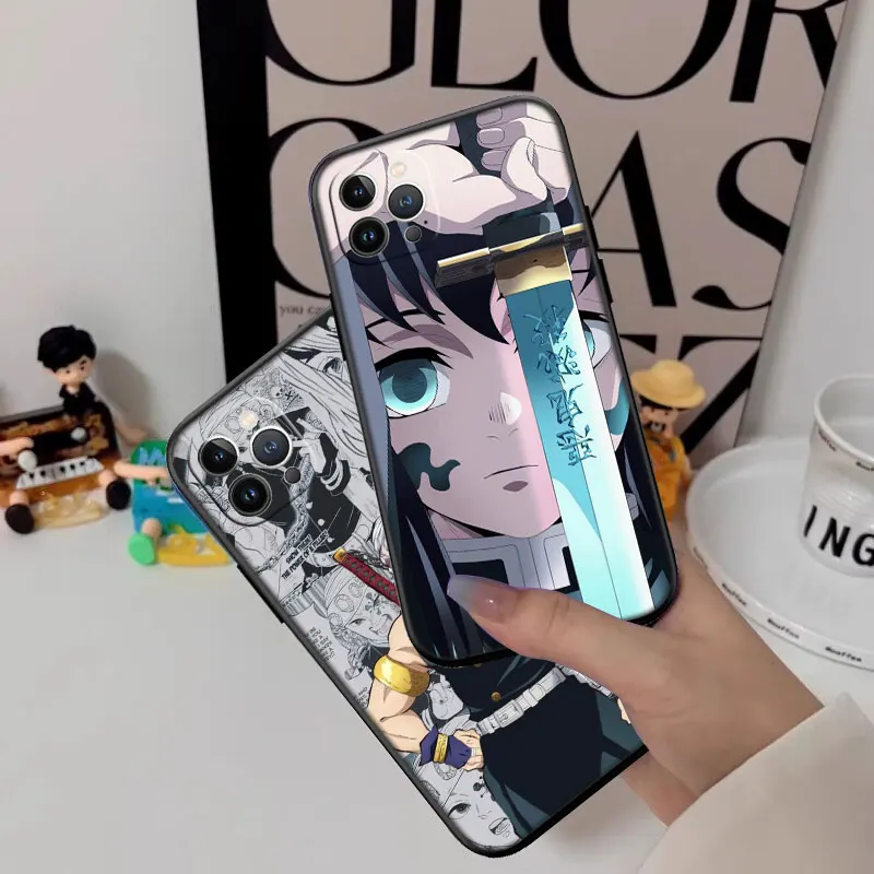 Новый высококачественный чехол для мобильных телефонов Demon Slayer Hashira iPhone 16 15 14 13 12