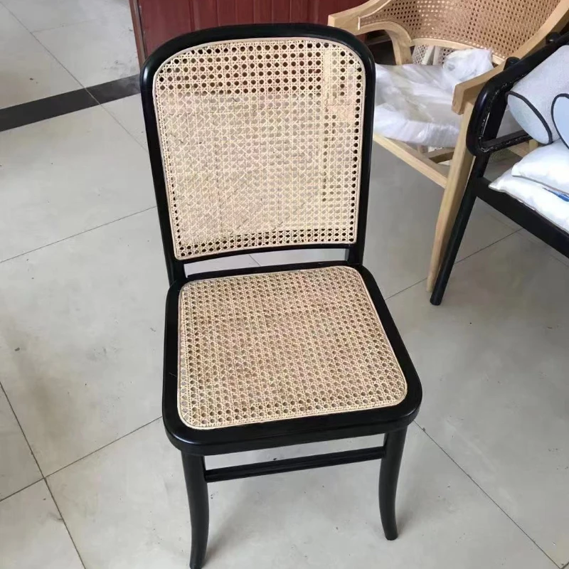 

Luxury Designer Dining Chair Mid Century Modern Restaurant Dining Chair Wooden Relax Chaises Salle Manger Home Furniture RR50DC