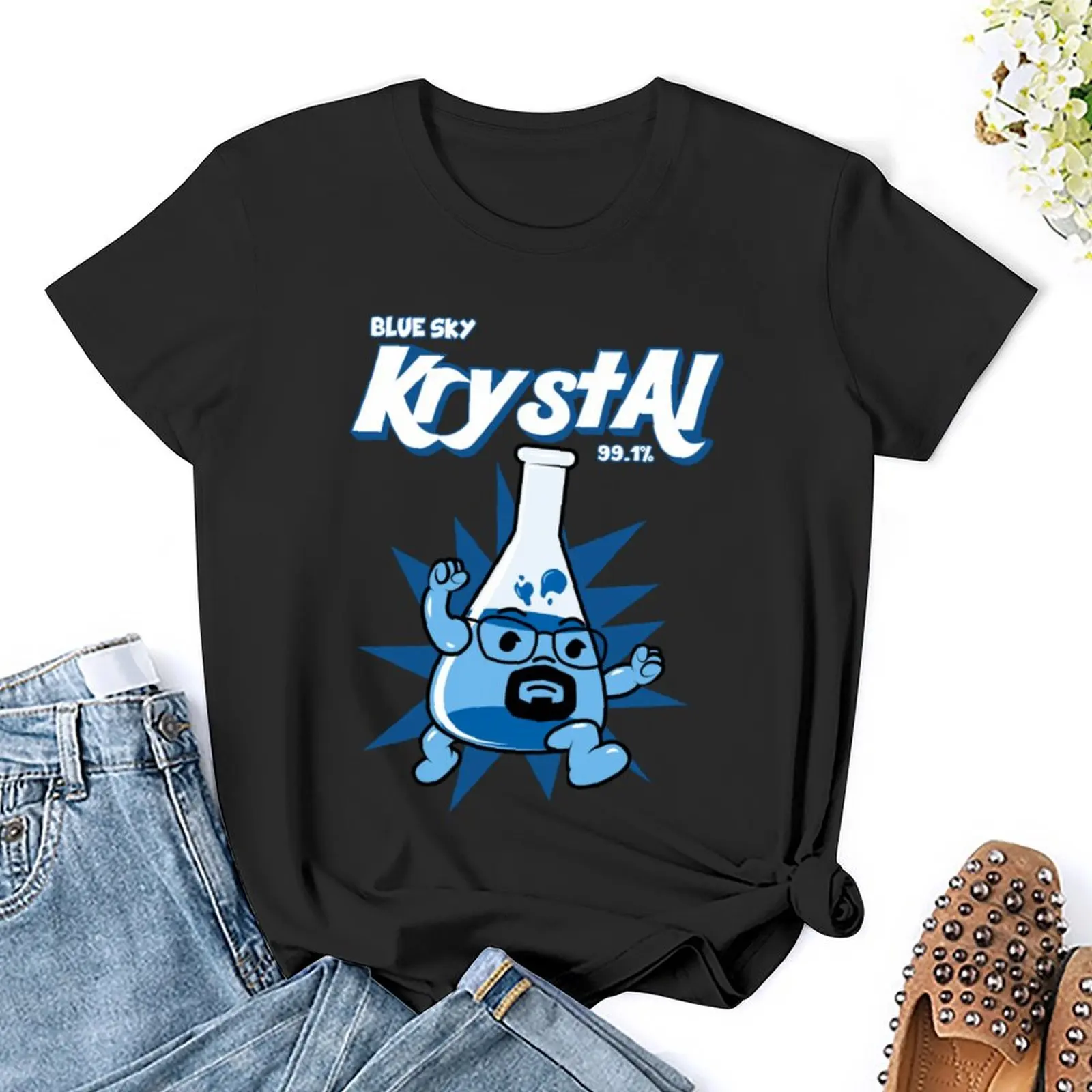 Женская футболка с рисунком в стиле аниме