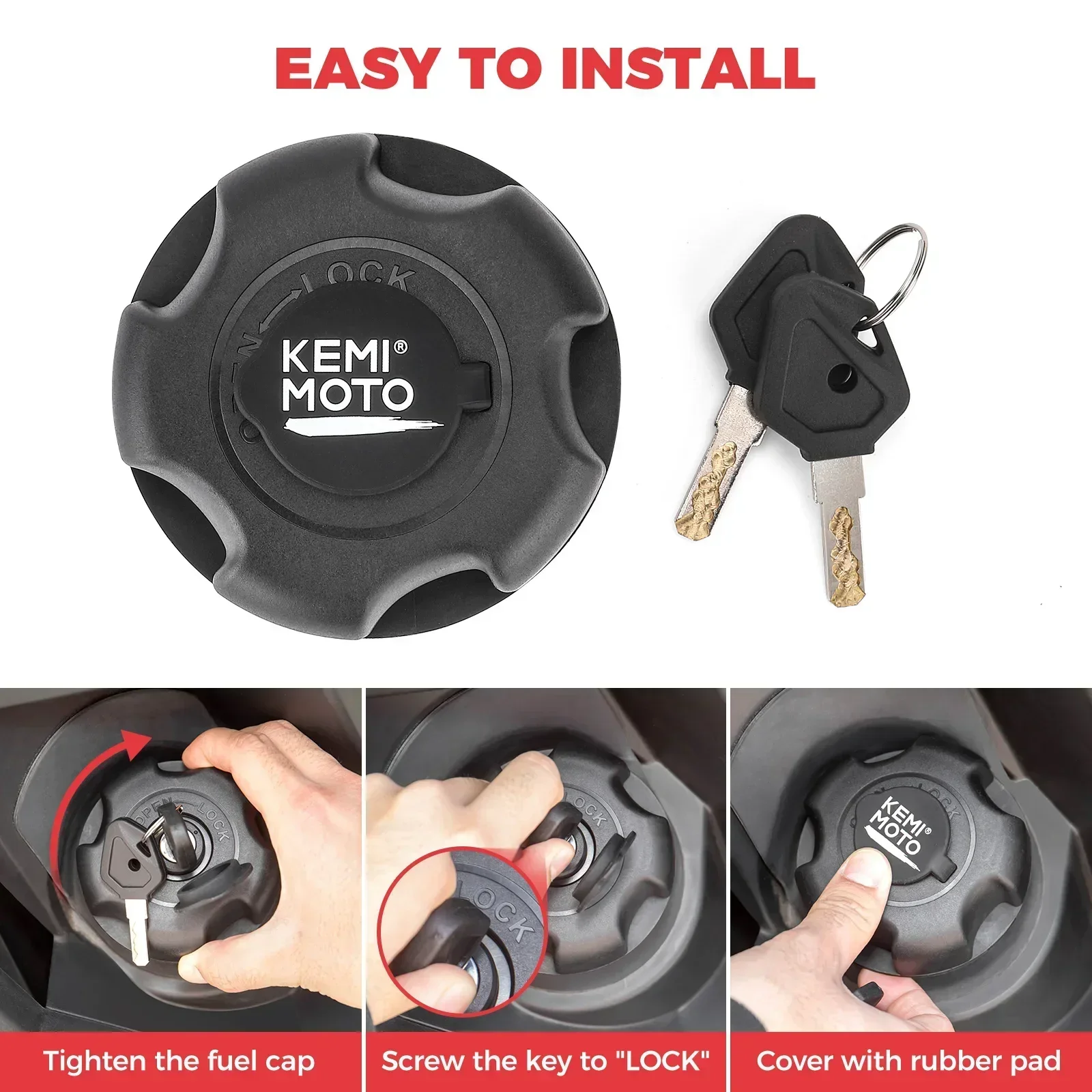 # 5433687 5450389 5439075 Крышка топливного газа с замком совместимая Polaris RZR Ranger 900 1000 XP PRO