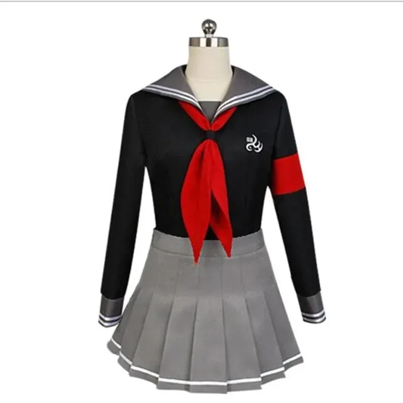 Peko Pekoyama Косплей Danganronpa: Trigger Happy Havoc Аниме Женщина Jk Униформа колледжа Костюм