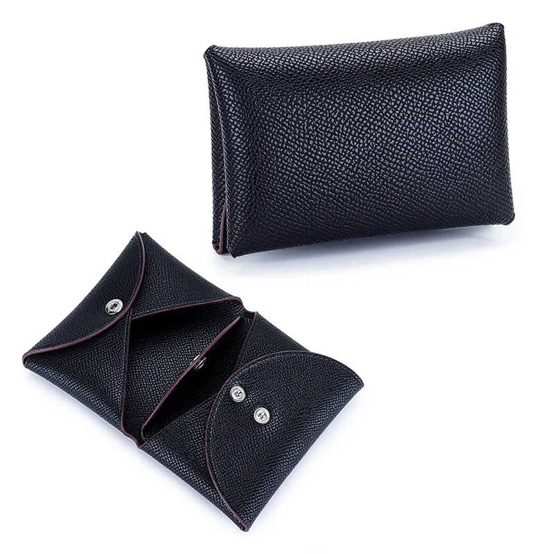 

Brand New Folding Small Wallet Mini Leather Square Coin Purse Charm Fashion Simplicity Classic Women Short Hasp Wallet Hot Sale